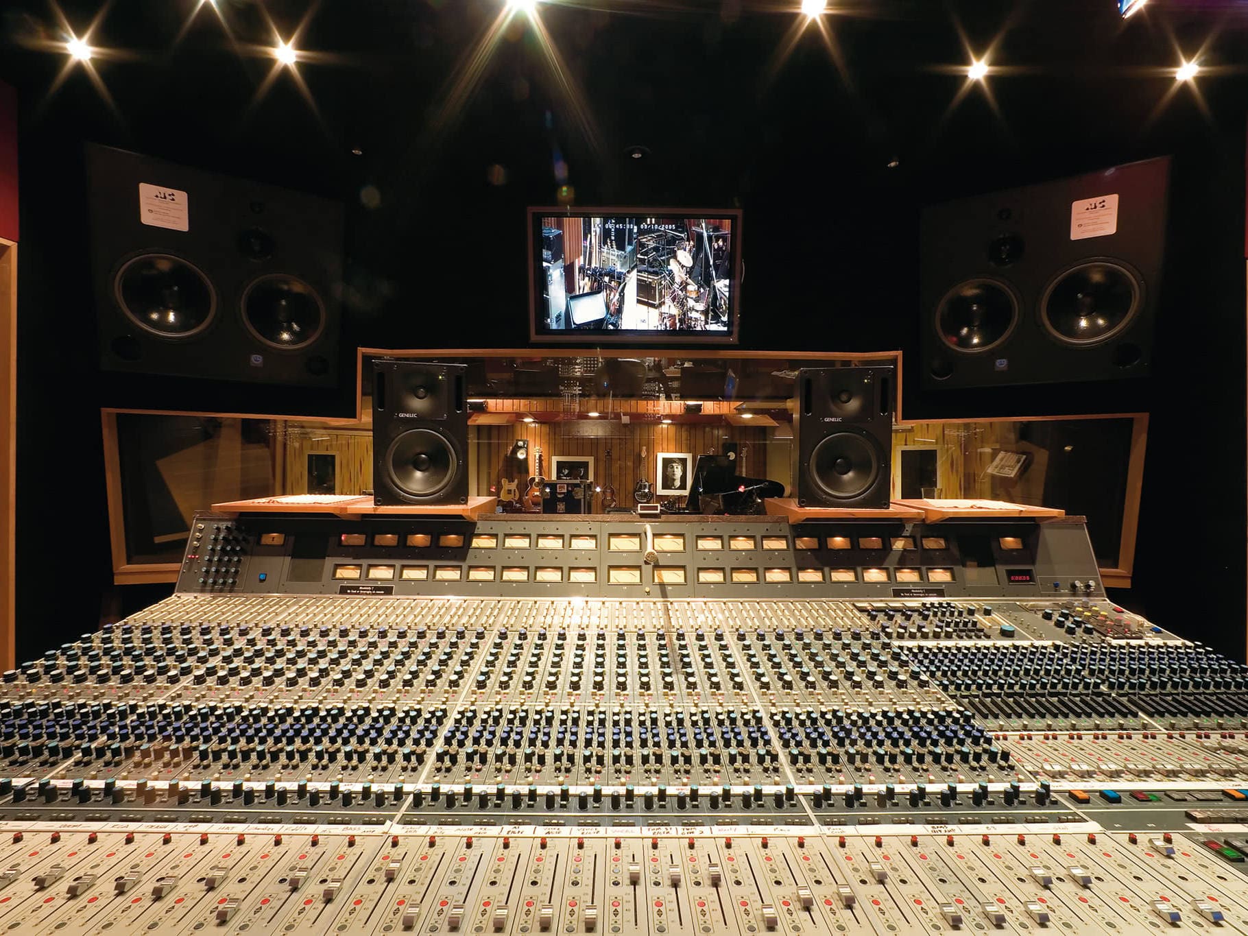 Blackbird Studio A control room