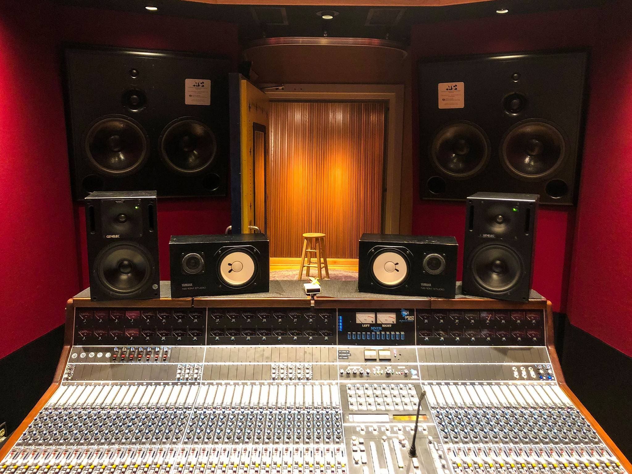 Studio B 48-channel API Legacy console