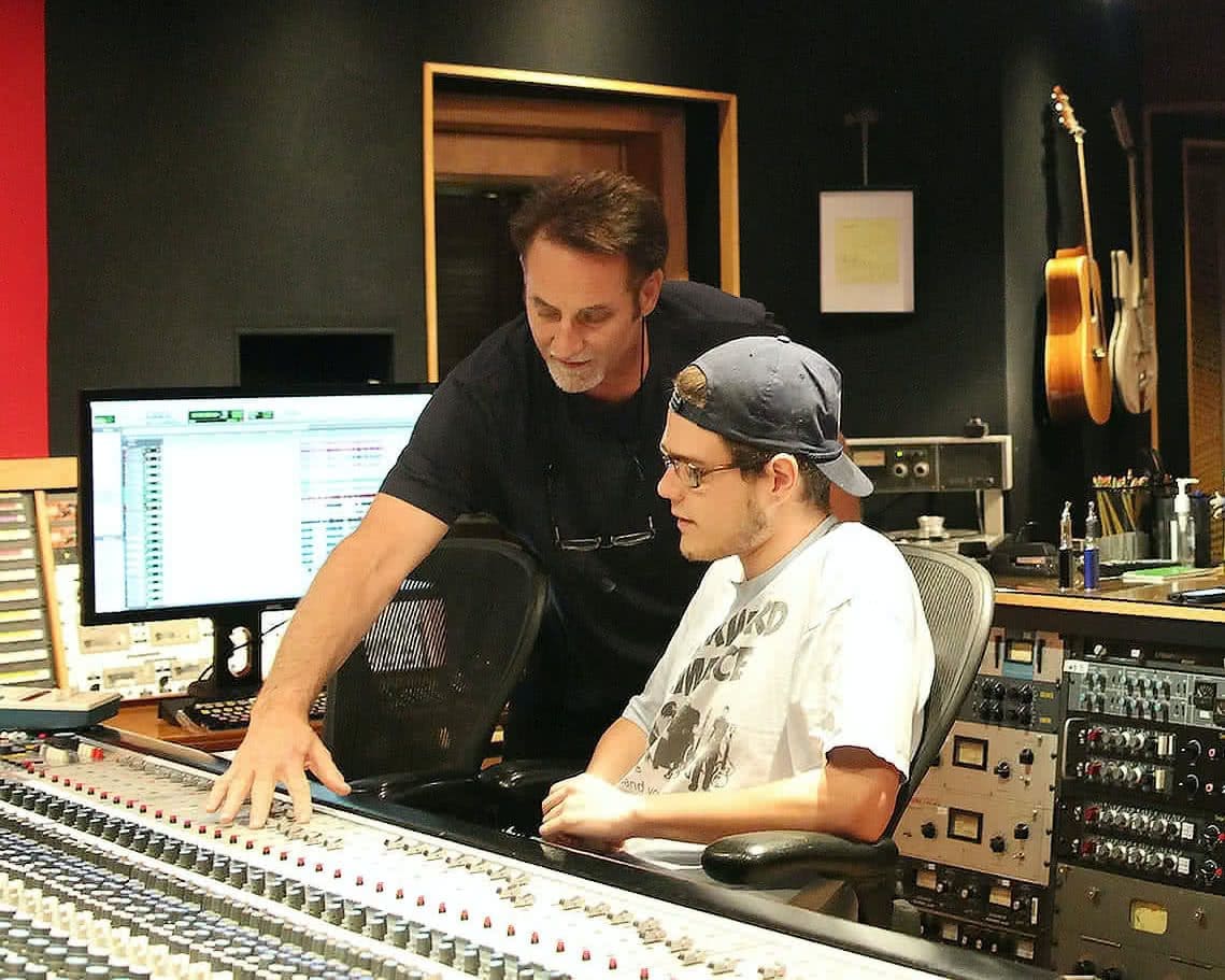 John McBride in Studio A