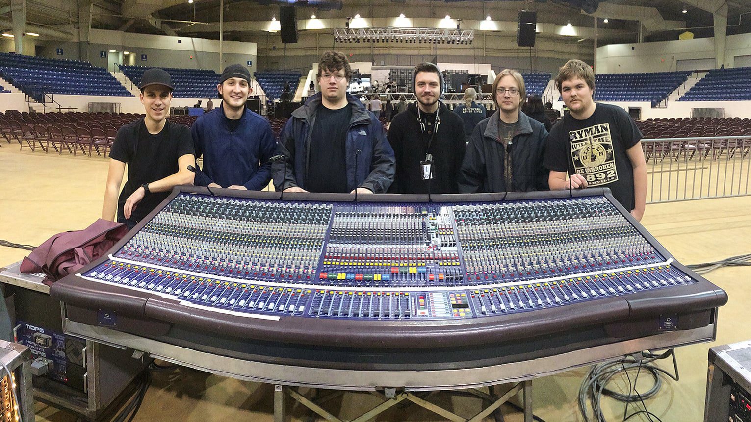 live sound students assist at lee brice show
