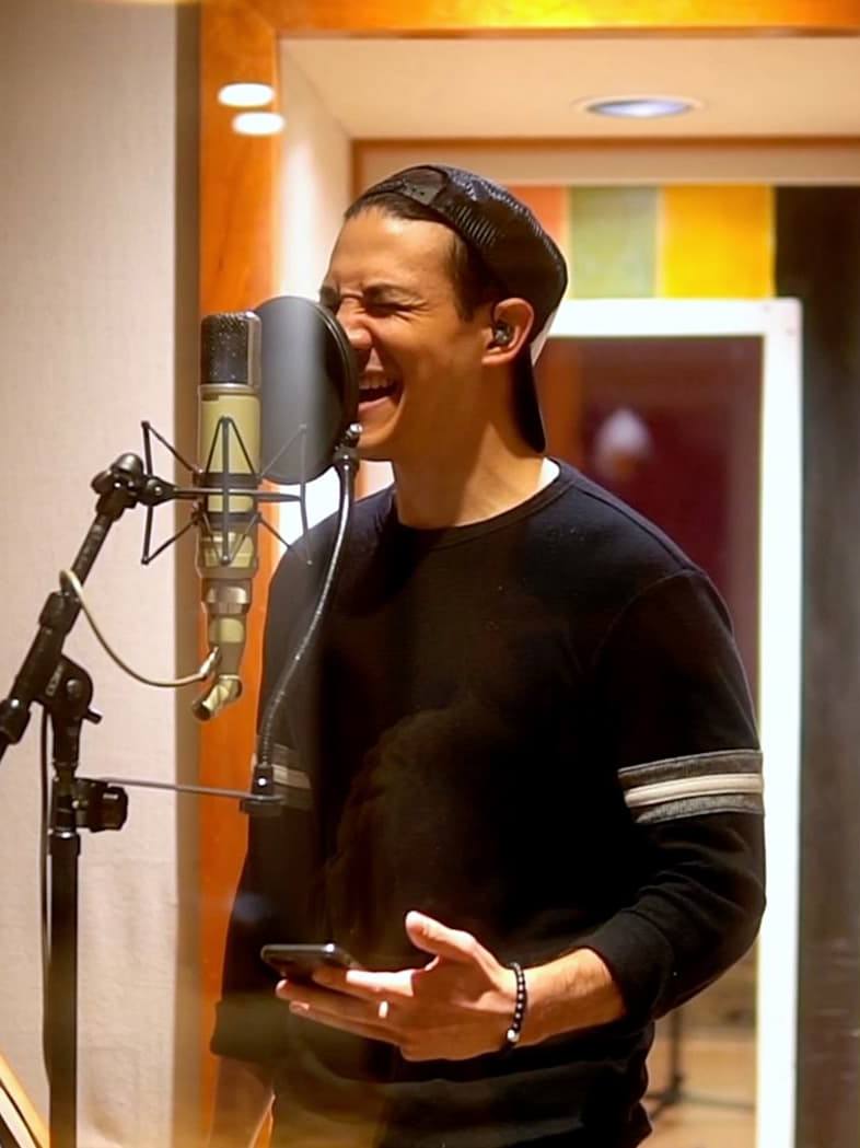 Jason Maxwell in the iso booth