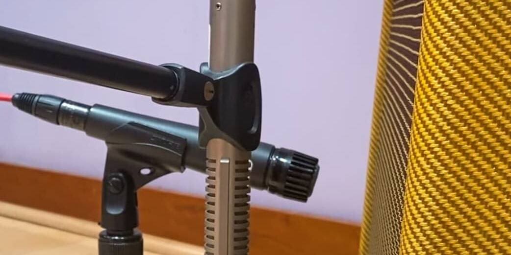 How to record guitar amp using multiple mics